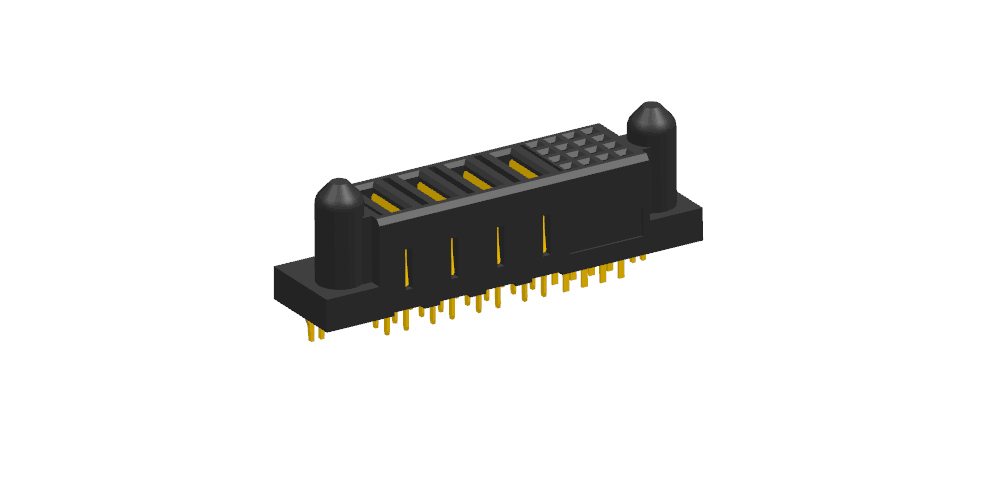 4P power+20P signal 6.35mm female terminal block 180-degree plug-in power signal connector