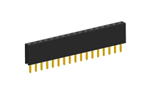 Row bus 2.54mm single row 180 degrees (plastic height 8.5) Y type