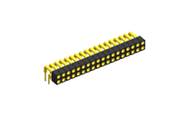 Round hole row female 2.0mm double row 90 degrees (plastic height 2.8 plastic width 4.0)